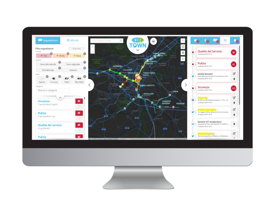 WiseTown® Situation Room per una sorveglianza in tempo reale